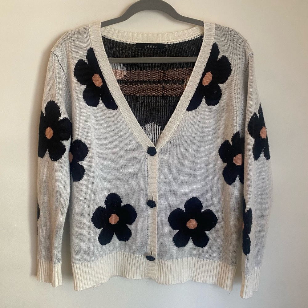 Multicolor Floral Button up Cardigan